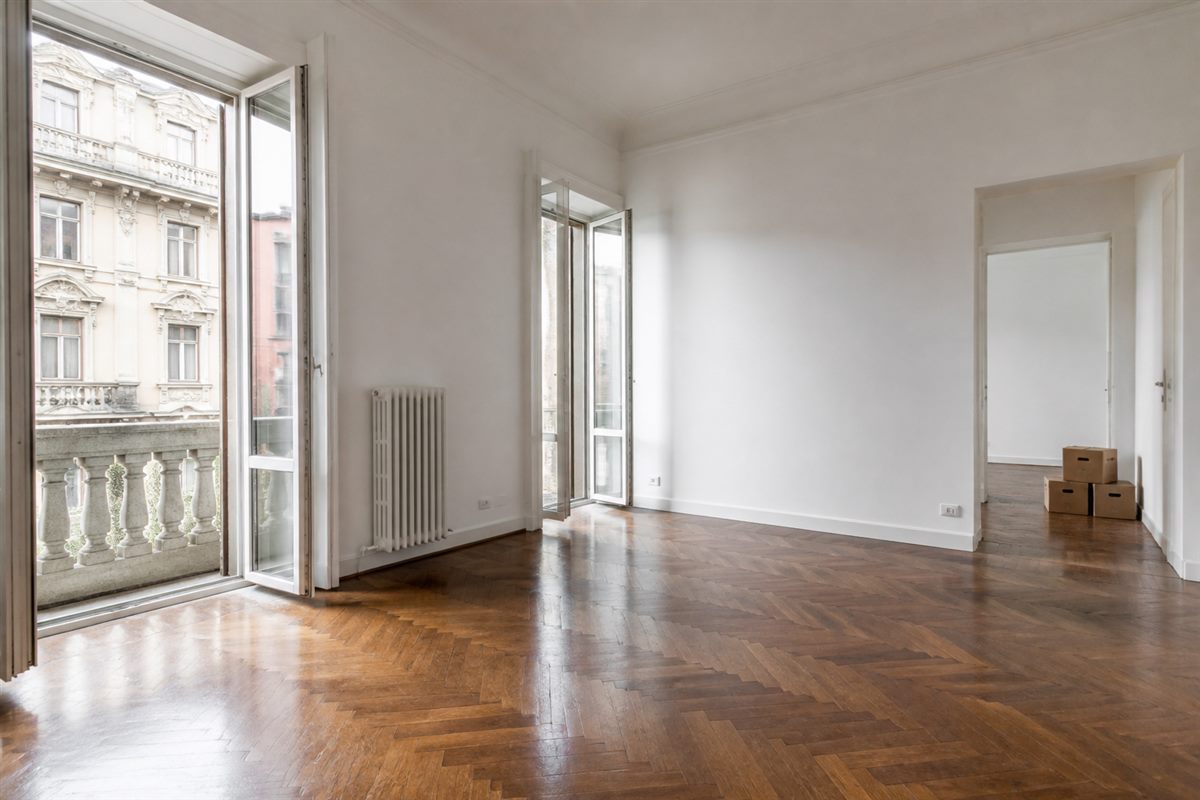 Ambiente liberato dopo uno sgombero professionale a Milano